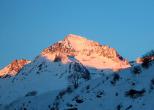 Coucher de soleil sur la dent Parrachée